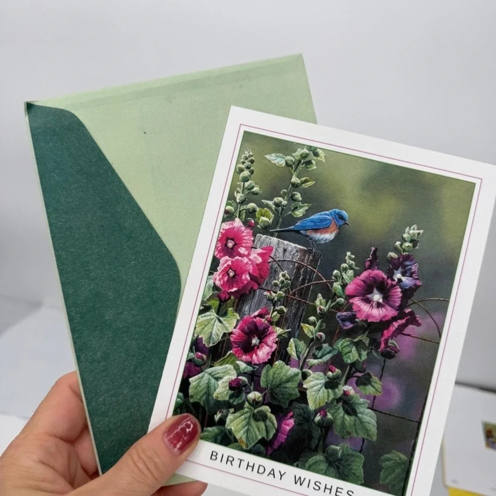 Greeting Cards Mixed LOT Bird Floral Nature Art Stationery Ephemera Snail Mail